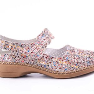 PANTOF DAMA RIEKER PIELE NATURALA RIEK 413J2 /COL -