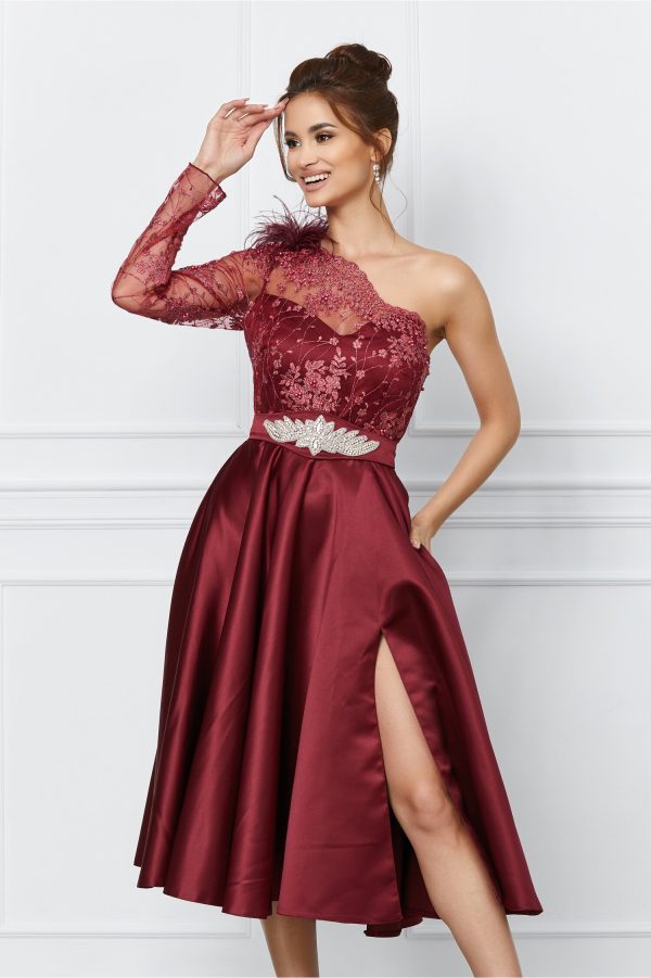RochieMBGbordocudantelalabust-1033908-832548-4.jpeg Rochie MBG bordo cu dantela la bust