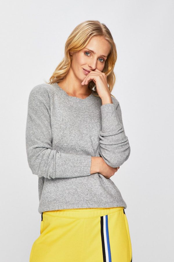 Vero Moda Pulover femei, culoarea gri, light