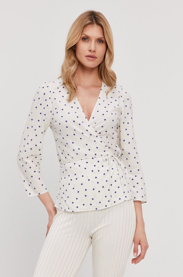 SS21-BDD01K_01X_F1.jpg Samsoe Samsoe Bluză femei, culoarea crem, modelator