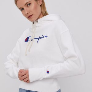 Champion Bluză 112552 femei, culoarea alb, cu imprimeu