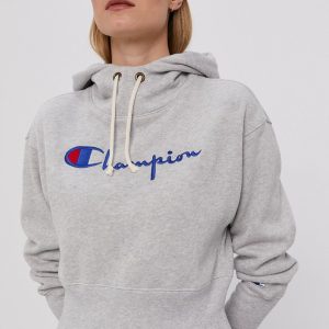 Champion Bluză 112552 femei, culoarea gri, cu imprimeu