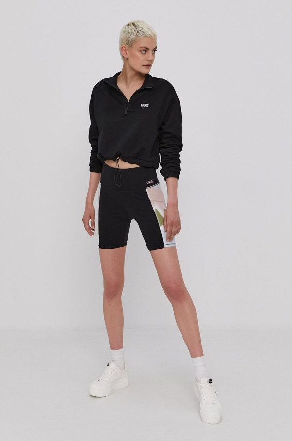 SS21-BLD12M_99X_F1.jpg Vans Hanorac de bumbac femei, culoarea negru, material neted