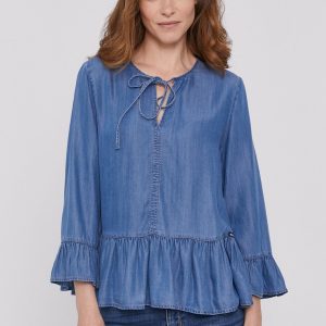 SS21-BUD02H_55X_F1.jpg Dkny Bluză femei, material neted