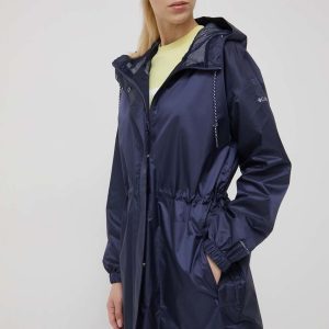 SS21-KUD0EF_59X_F1.jpg Columbia geaca de ploaie femei, culoarea albastru marin, de tranzitie