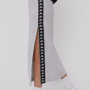SS21-SDD0C7_09X_F1.jpg Kappa Fustă culoarea gri, midi, model drept