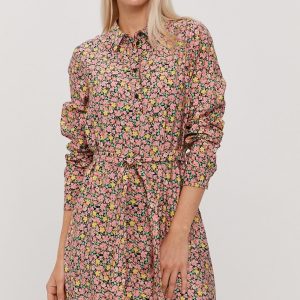 SS21-SUD0MM_30X_F1.jpg Vero Moda Rochie culoarea roz, mini, evazata