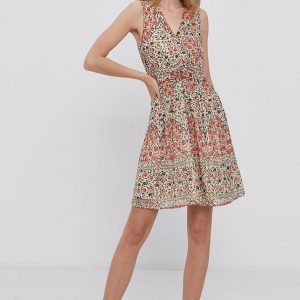 SS21-SUD1ZP_20X_F1.jpg Vero Moda Rochie culoarea portocaliu, mini, evazata