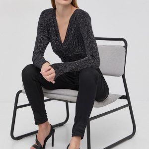 SS22-BDD062_99X_F1.jpg Morgan Bluză femei, culoarea negru, modelator