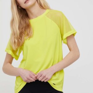 SS22-BDD094_11X_F1.jpg Dkny bluza femei, culoarea galben, neted