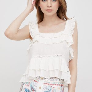 SS22-BDD0AH_00X_F1.jpg Pepe Jeans bluza Nora femei, culoarea alb, neted
