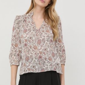 SS22-BDD0D4_01X_F1.jpg Morgan bluza femei, culoarea bej, modelator
