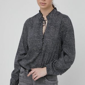 SS22-BDD0DS_99A_F1.jpg Mustang bluza femei, culoarea negru, modelator