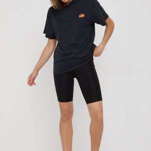 SS22-BLD00W_99X_F1.jpg Armani Exchange bluza femei, culoarea negru, neted