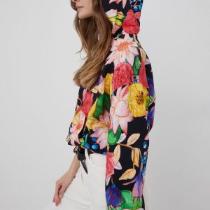 SS22-BLD072_99X_F1.jpg Desigual hanorac de bumbac femei, culoarea negru, modelator