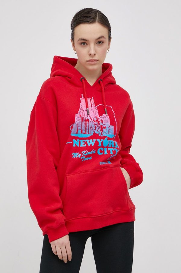 SS22-BLD0BA_33X_F1.jpg Superdry Bluză femei, culoarea rosu, cu imprimeu