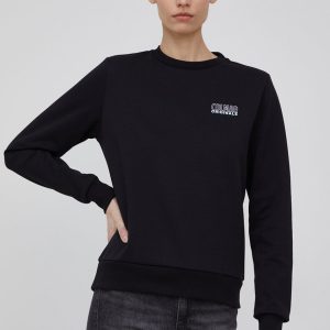 Colmar bluza femei, culoarea negru, cu imprimeu