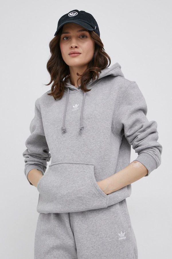 SS22-BLD0GU_90X_F1.jpg adidas Originals bluza Adicolor HF7504 femei, culoarea gri, melanj