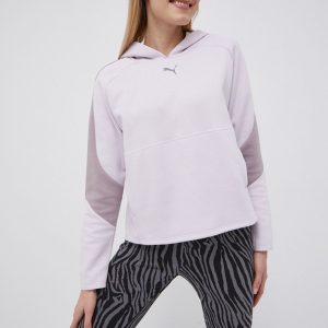 Puma bluza 84707217 femei, culoarea violet, modelator