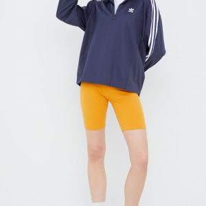 adidas Originals bluza Adicolor HC4548 femei, culoarea violet, cu imprimeu
