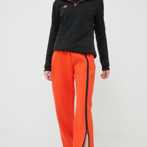 adidas Performance hanorac Tiro H60015 femei, culoarea negru, neted