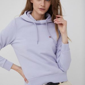 SS22-BLD0OA_45X_F1.jpg Napapijri bluza femei, culoarea violet, neted