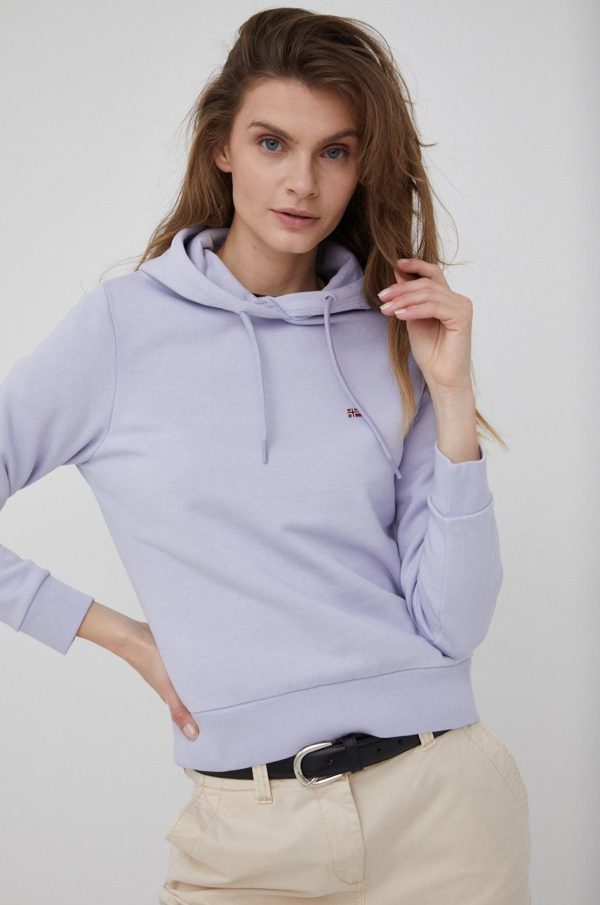 SS22-BLD0OA_45X_F1.jpg Napapijri bluza femei, culoarea violet, neted