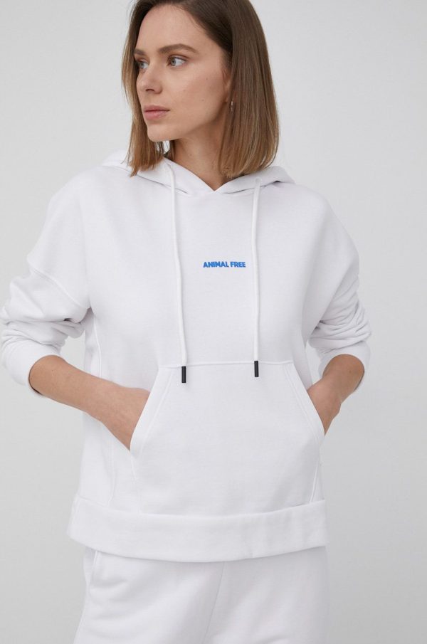 SS22-BLD0PE_00X_F1.jpg Save The Duck bluza femei, culoarea alb, neted