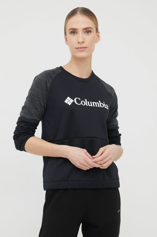 SS22-BLD0RD_99X_F1.jpg Columbia hanorac Windgates Crew femei, culoarea negru, cu imprimeu