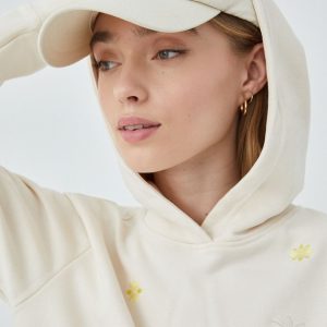 SS22-BLD0SK_01X_F1.jpg adidas Originals hanorac de bumbac HD2774 femei, culoarea bej, cu imprimeu