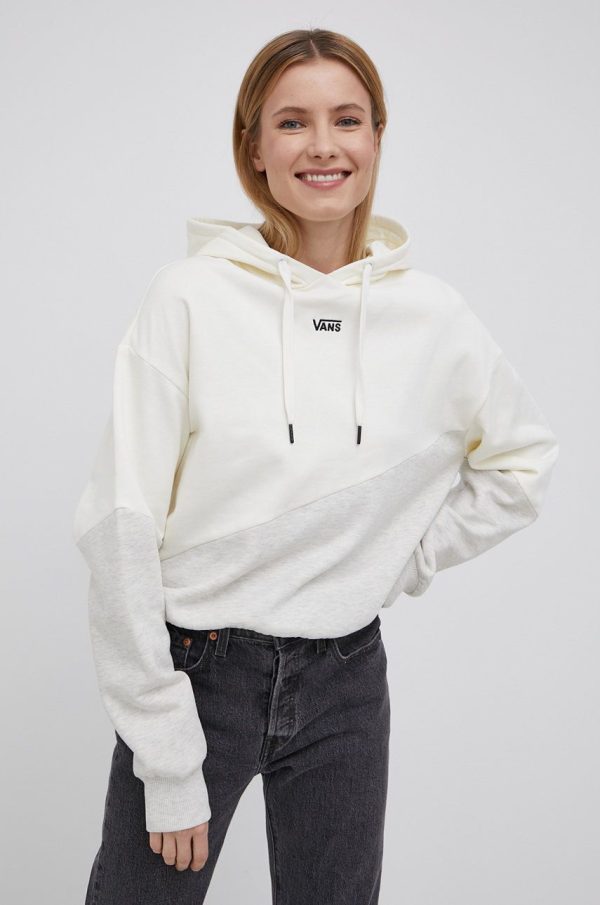 SS22-BLD0YM_01X_F1.jpg Vans bluza femei, culoarea bej, neted