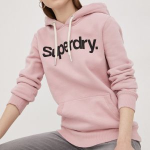 SS22-BLD11D_03X_F1.jpg Superdry bluza femei, culoarea roz, cu imprimeu