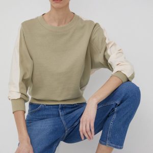 G-Star Raw bluza femei, culoarea verde, neted