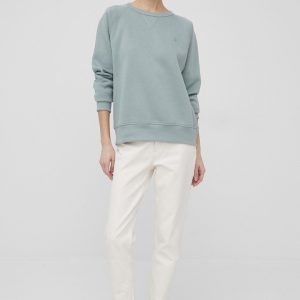 G-Star Raw bluza femei, culoarea verde, neted