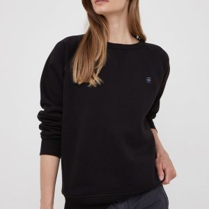 G-Star Raw bluza femei, culoarea negru, neted