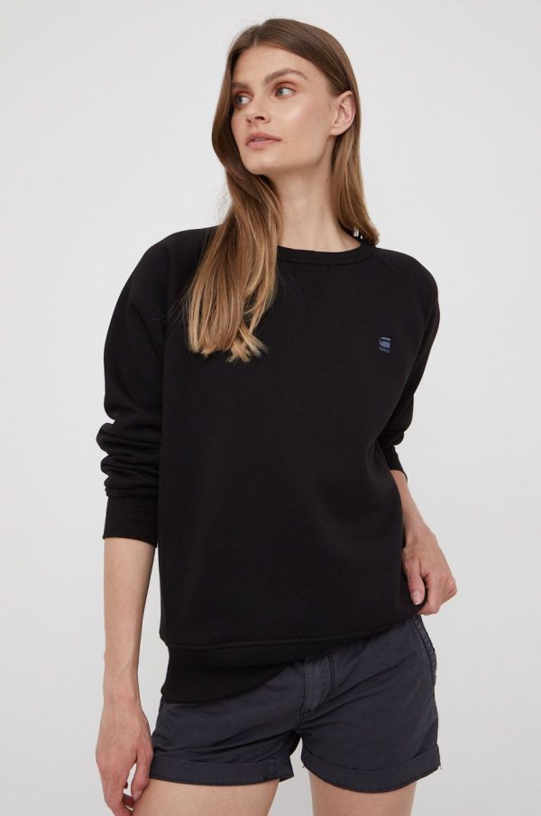 SS22-BLD13T_99X_F1.jpg G-Star Raw bluza femei, culoarea negru, neted