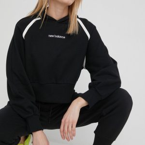 SS22-BLD16N_99X_F1.jpg New Balance hanorac de bumbac WT21501BK femei, culoarea negru, cu imprimeu