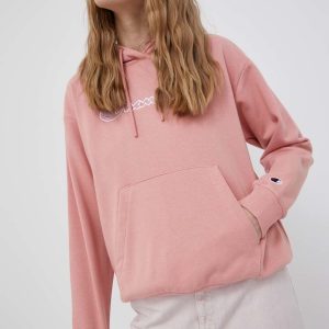 Champion bluza 114919 femei, culoarea roz, cu imprimeu