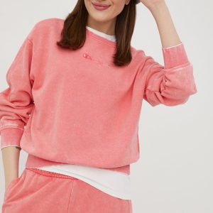 SS22-BLD19U_38X_F1.jpg Champion bluza 114942 femei, culoarea roz, cu imprimeu