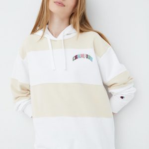 SS22-BLD19W_00X_F1.jpg Champion bluza 114961 femei, culoarea alb, cu imprimeu