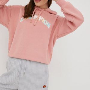 SS22-BLD19Y_38X_F1.jpg Champion bluza 114962 femei, culoarea roz, cu imprimeu