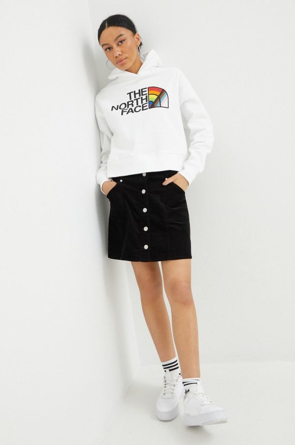 SS22-BLD1AO_00X_F1.jpg The North Face bluza Pride femei, culoarea alb, cu imprimeu