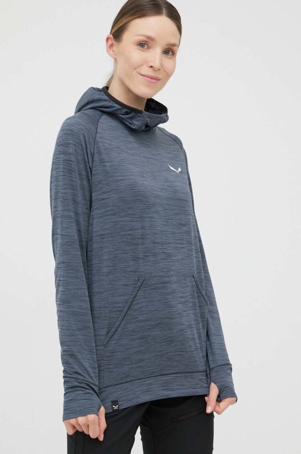 SS22-BLD1AW_90X_F1.jpg Salewa hanorac Puez Melange femei, culoarea gri, modelator
