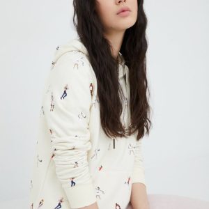 Fila bluza femei, culoarea bej, modelator