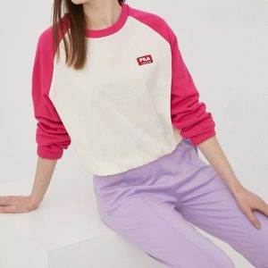 SS22-BLD1C2_00X_F1.jpg Fila bluza femei, culoarea alb, neted