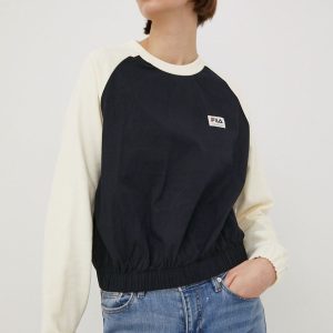 SS22-BLD1C2_99X_F1.jpg Fila bluza femei, culoarea negru, neted
