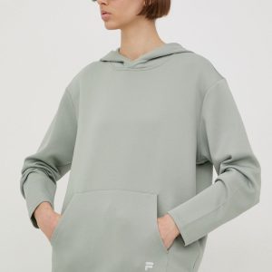 SS22-BLD1C3_07X_F1.jpg Fila bluza femei, culoarea verde, neted