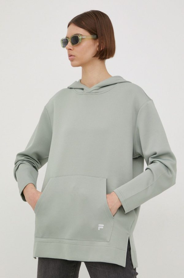 SS22-BLD1C3_07X_F1.jpg Fila bluza femei, culoarea verde, neted
