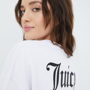 SS22-BLD1CI_00X_F1.jpg Juicy Couture bluza femei, culoarea alb, cu imprimeu