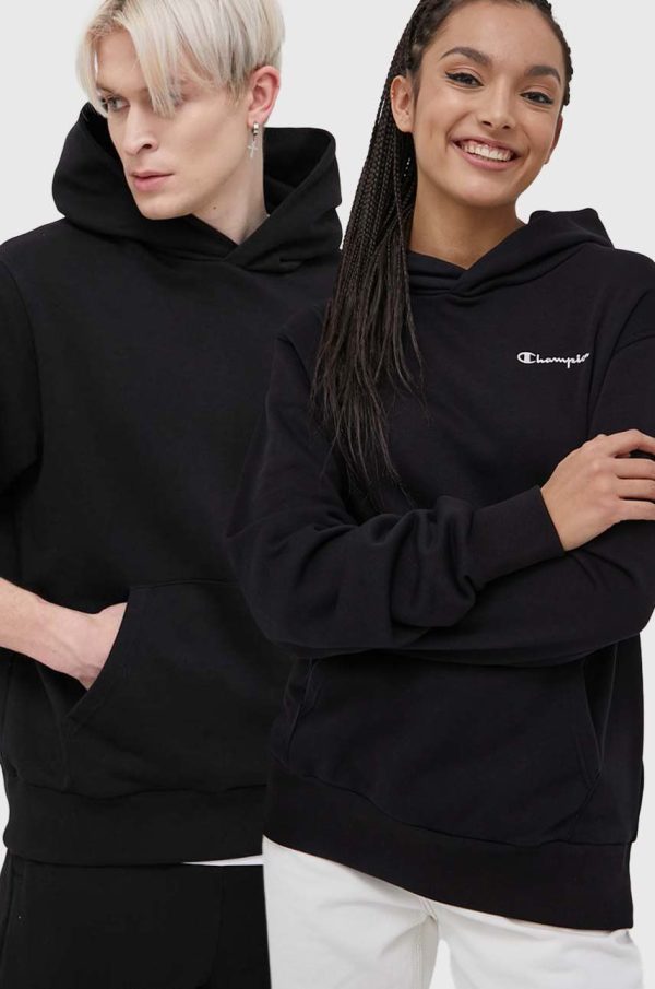Champion bluza 217398 culoarea negru, neted